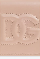 Dolce & Gabbana DG Logo Tri-fold Wallet Beige BI3276 AG081-80402