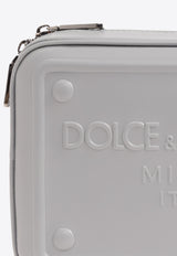 Dolce & Gabbana Raised Logo Messenger Bag Gray BM2264 AG218-80753