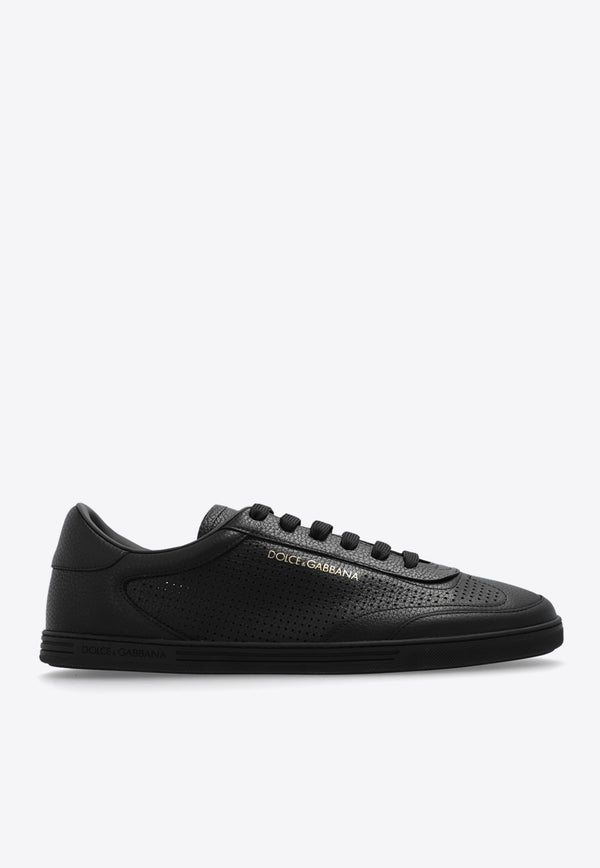 Dolce & Gabbana Saint Tropez Portofino Low-Top Sneakers Black CS2256 AR837-8B956