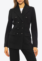 Dolce & Gabbana Double-Breasted Turlington Jacket Black F27AAT FUGN7-N0000