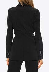 Dolce & Gabbana Double-Breasted Turlington Jacket Black F27AAT FUGN7-N0000