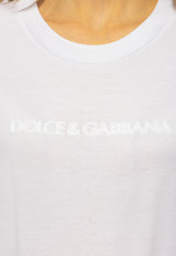 Dolce & Gabbana Raise Logo T-shirt White F8T00T GDCBQ-W0800