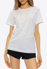 Dolce & Gabbana DG Lace Patch T-shirt White F8M68Z GDB9O-W0800