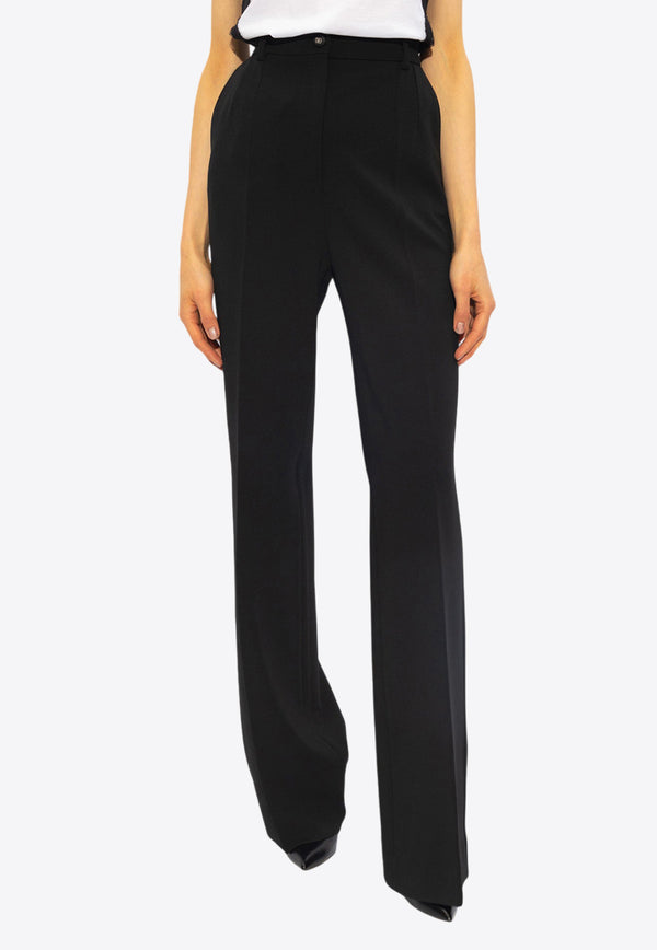 Dolce & Gabbana High-Waist Tailored Pants Black FTCPZT FUGN7-N0000