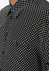 Dolce & Gabbana Polka Dot Bowling Shirt Black G5LG9T HI1QU-HH4YT