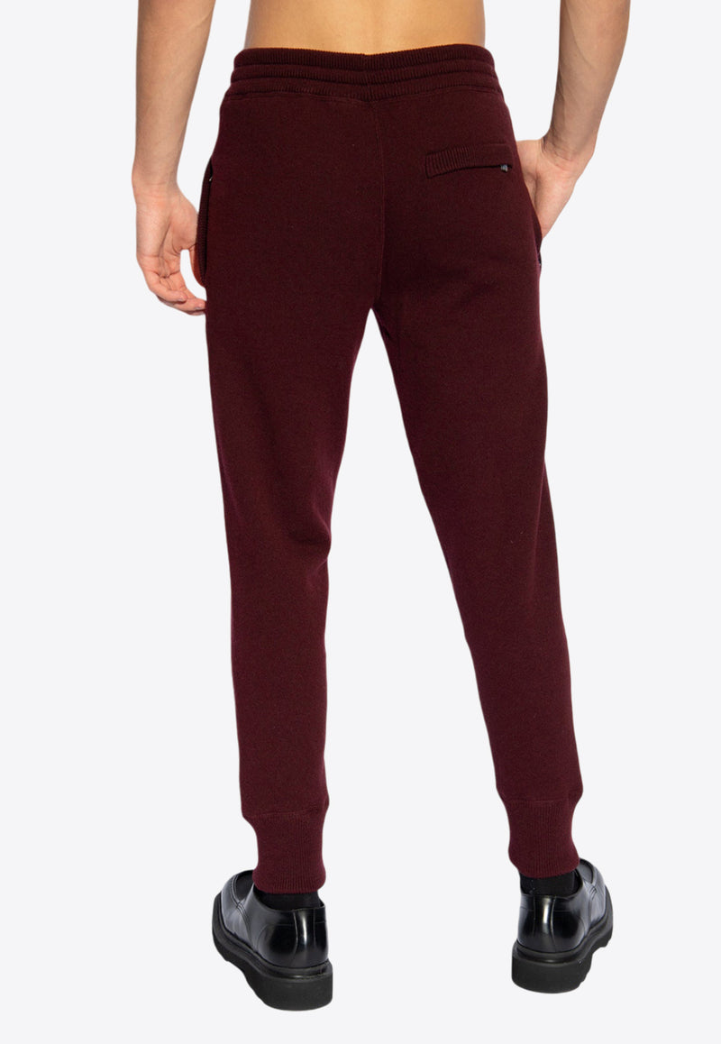 Dolce & Gabbana Logo Plaque Track Pants Bordeaux GXO34T JEMQ3-R0108