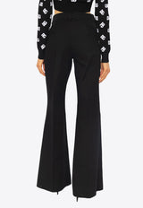 Dolce & Gabbana Twill Flared Pants Black FTC2MT FUFJU-N0000