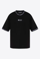 Dolce & Gabbana Logo Patch T-shirt Black G8RK1T HU7MA-N0000