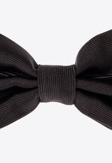 Dolce & Gabbana Satin Silk Bow Tie Black GR053E G0UB1-N0000