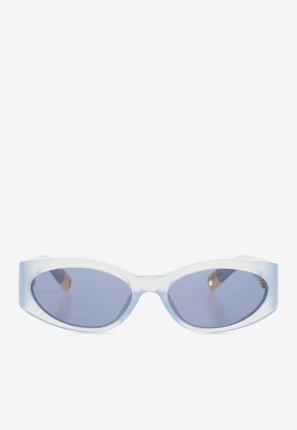 Jacquemus The Ovalo Sunglasses Blue JAC4C5SUN 0-0