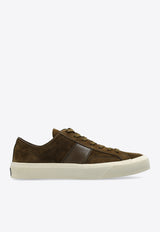 Tom Ford Cambridge Suede Low-Top Sneakers Brown J0974 LCL046N-3EW11