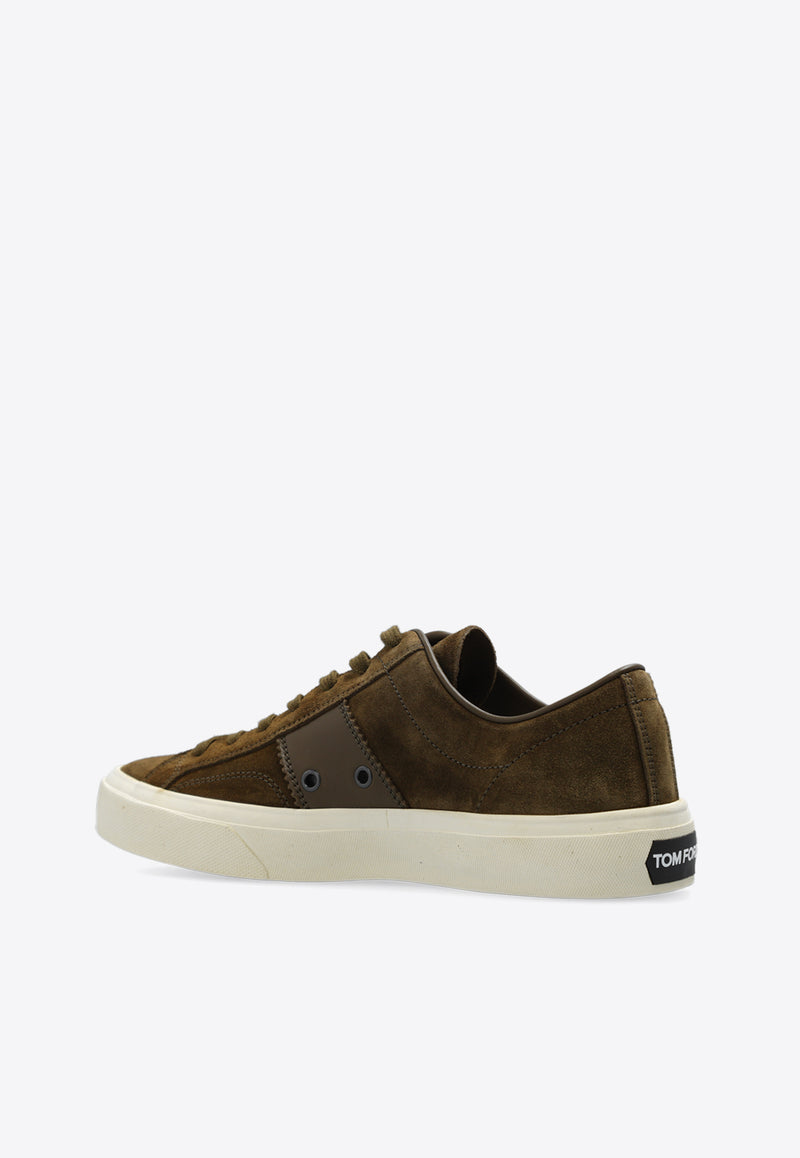 Tom Ford Cambridge Suede Low-Top Sneakers Brown J0974 LCL046N-3EW11