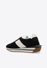 Tom Ford James Low-Top Sneakers Black J1292 LCL046N-3NW02