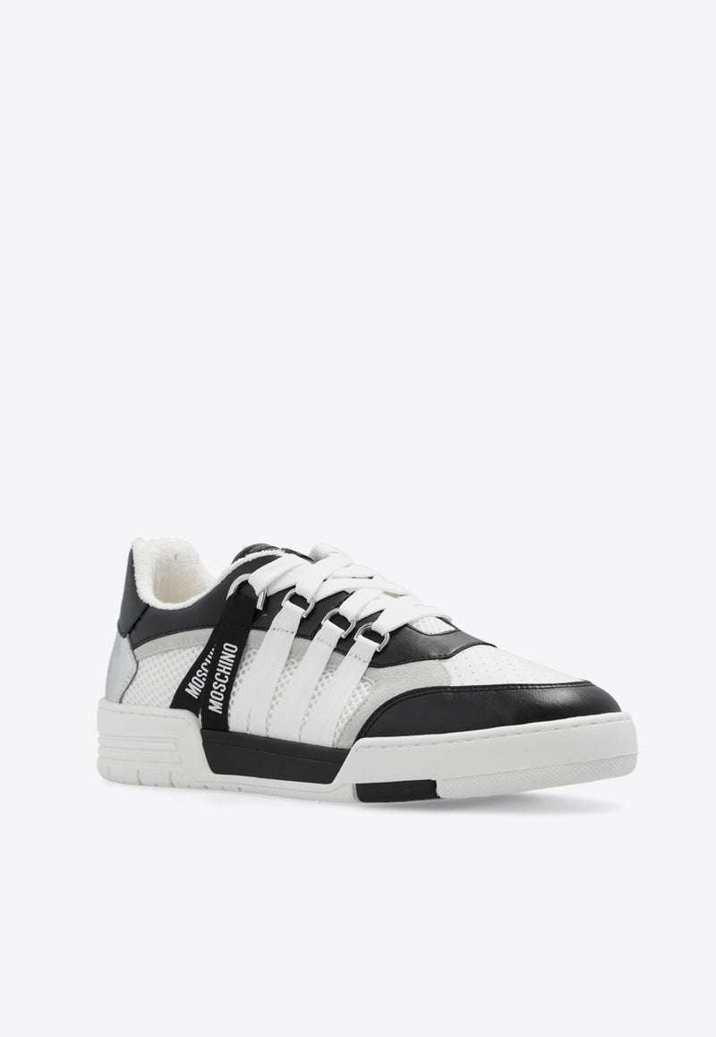 Moschino Streetball Low-Top Sneakers White MA15174G1I MM5-10A