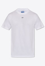 Off-White OFF Stamp Crewneck T-shirt White OMAA027C99 JER017-0110