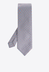 Etro Jacquard Pattern Silk Tie Blue MASA0001 AS109-S9880