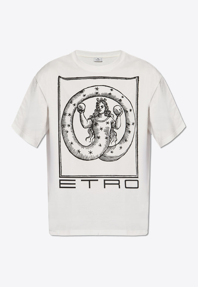 Etro Allegory of Eternity Print T-shirt White MRMA0006 AJ199-X0800