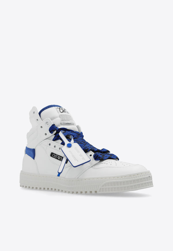 Off-White 3.0 Off Court High-Top Leather Sneakers White OMIA065S24 LEA005-0146