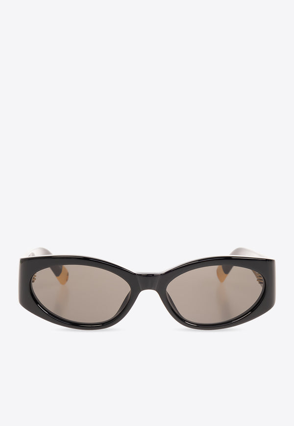 Jacquemus The Ovalo Sunglasses Gray JAC4C1SUN 0-0