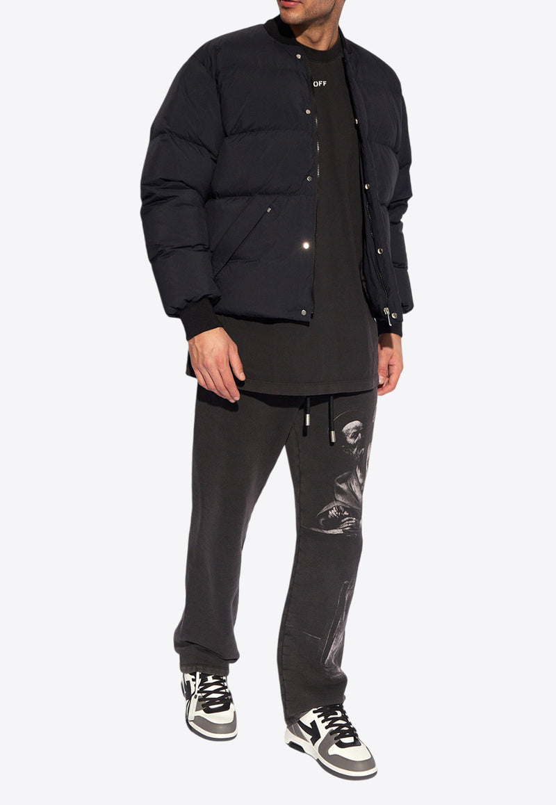 Off-White Arrows Padded Jacket Navy OMED035C99 FAB001-1010