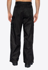 Off-White Cargo Straight Pants Black OMCF037C99 FAB003-1010