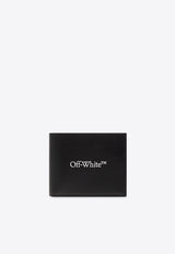 Off-White Bi-Fold Bookish Leather Wallet Black OMNC085S24 LEA001-1001