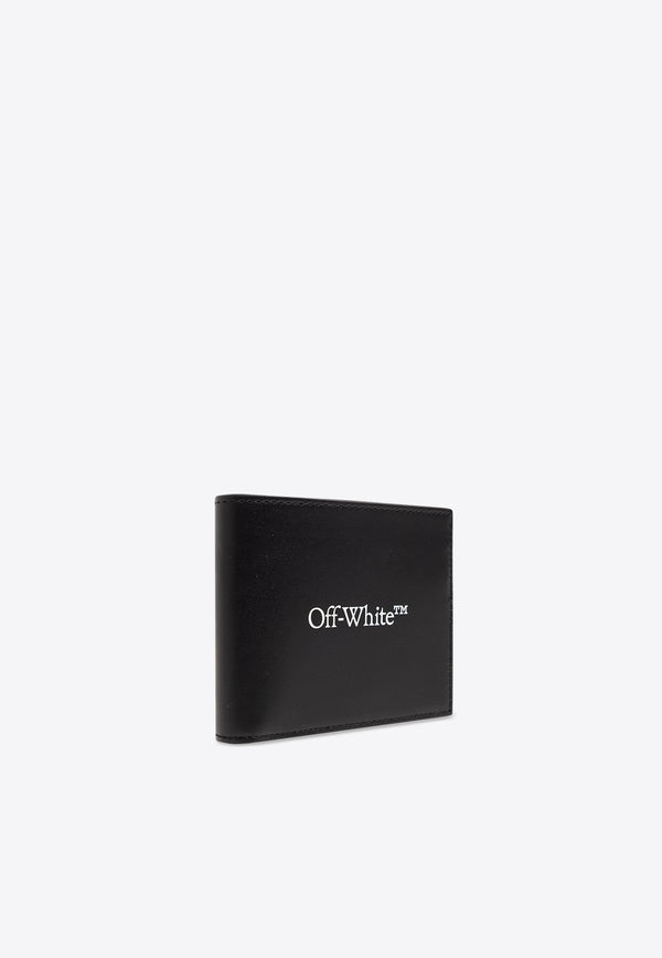 Off-White Bi-Fold Bookish Leather Wallet Black OMNC085S24 LEA001-1001