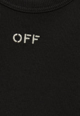 Off-White OFF Stamp Fitted T-shirt Black OWAA065C99 JER005-1001