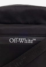 Off-White Logo-Print Messenger Bags Black OMNQ082S24 FAB001-1000