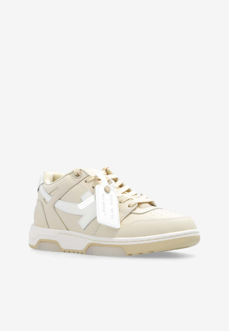 Off-White Out Of Office Low-Top Sneakers Beige OWIA259S24 LEA002-0301