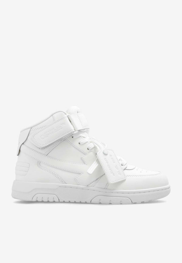 Off-White Out Of Office High-Top Sneakers White OWIA275C99 LEA003-0101