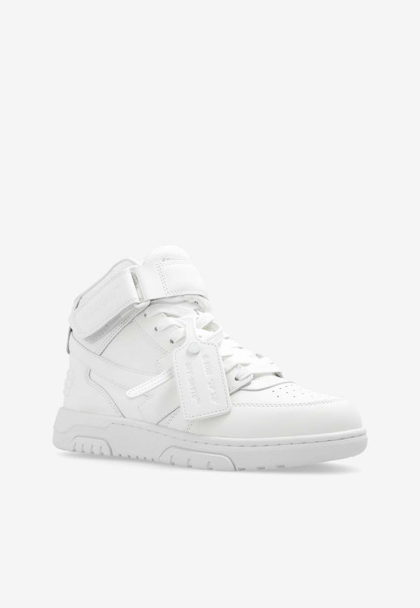 Off-White Out Of Office High-Top Sneakers White OWIA275C99 LEA003-0101