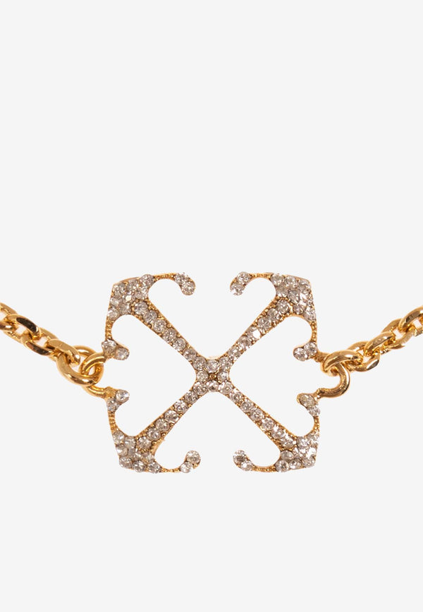 Off-White Signature Arrows Brass Bracelet Gold OWOA126S24 MET001-7600