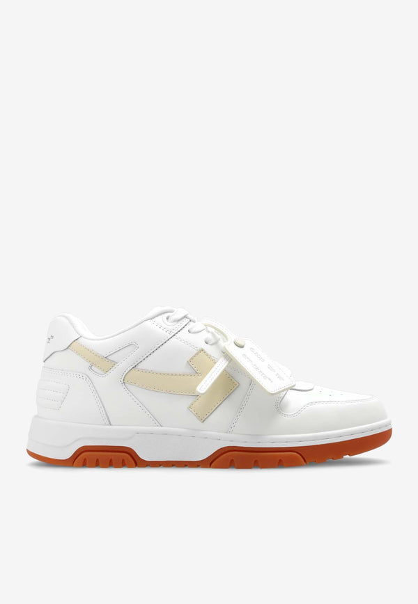 Off-White Out Of Office Low-Top Sneakers Cream OMIA189C99 LEA011-0161