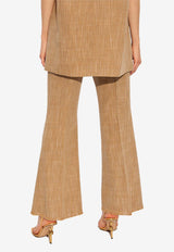 Etro Fringed Flared Pants Beige WREA0015 99TUDH4-M0180