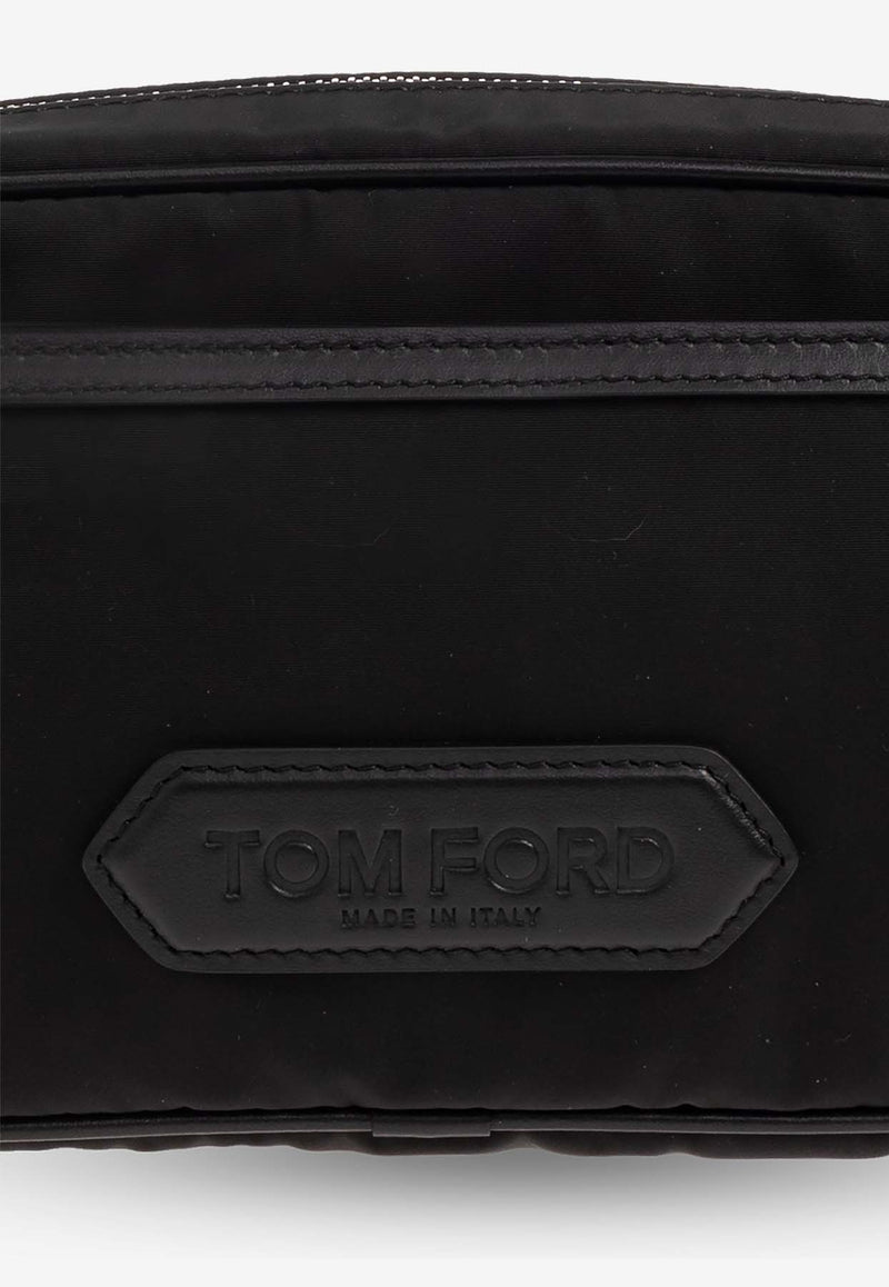 Tom Ford Logo-Patched Wash Bag Black Y0334 TNY017S-1N001