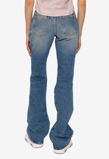 Off-White Washed Flared Jeans Blue OWYA061C99 DEN001-4500