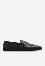 Salvatore Ferragamo Debros Gancini Leather Loafers Black 023612 DEBROS 773582-NERO