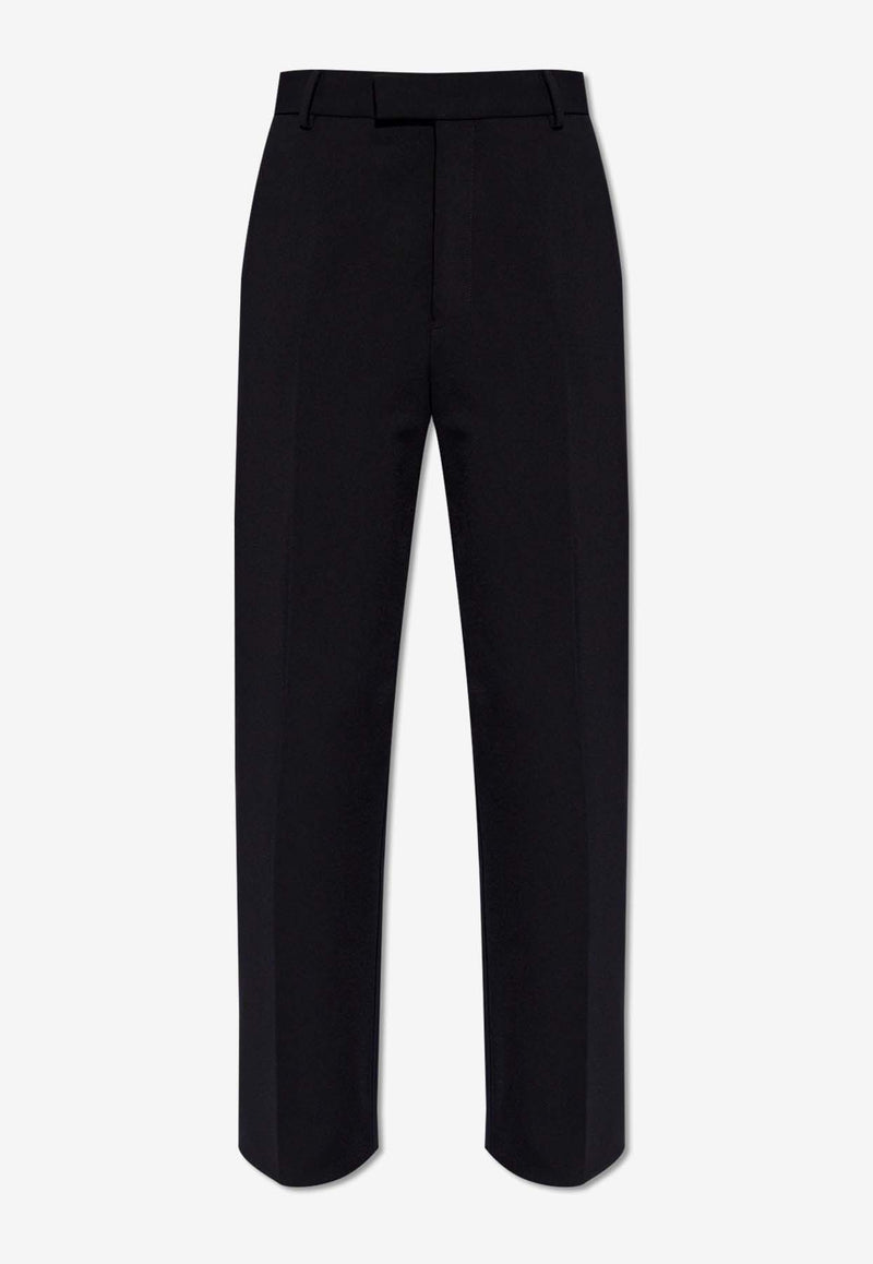 Salvatore Ferragamo Straight-Leg Tailored Pants Black 143815 P 772949-NERO