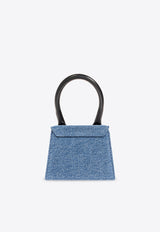 Jacquemus Le Chiquito Moyen Denim Shoulder Bag 213BA001 3176-330