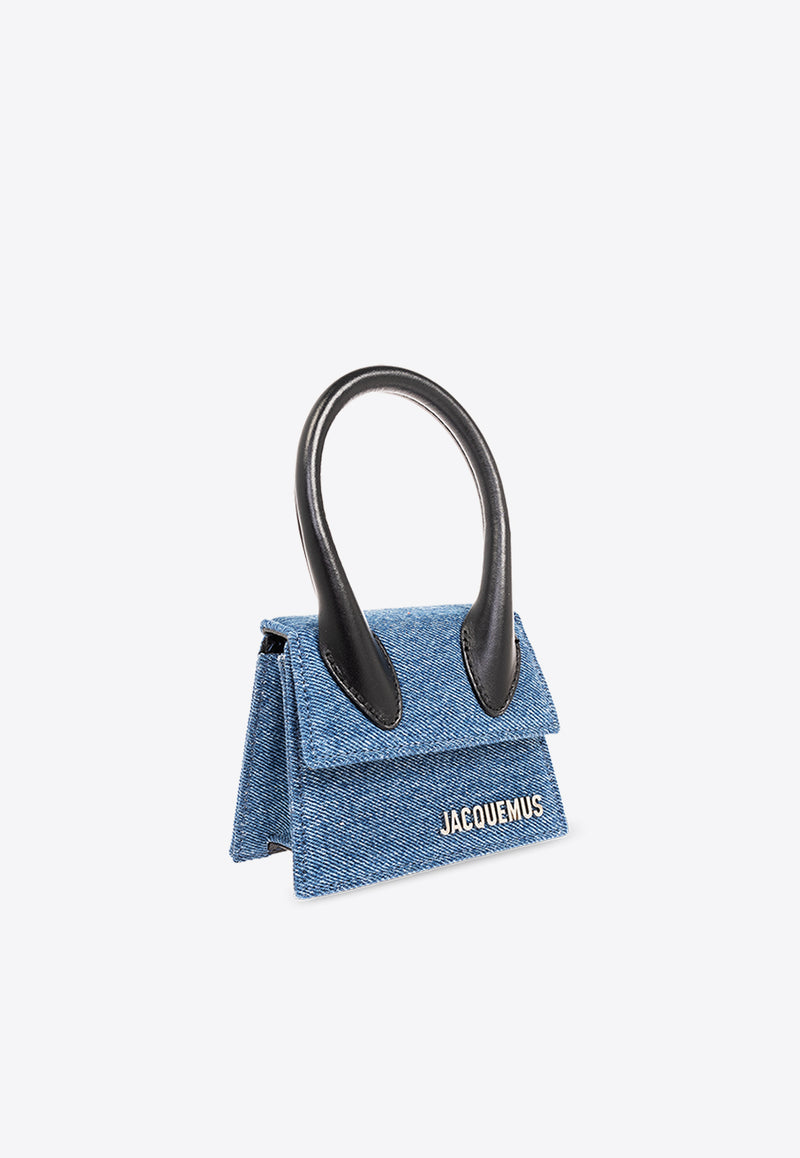 Jacquemus Le Chiquito Moyen Denim Shoulder Bag 213BA001 3176-330