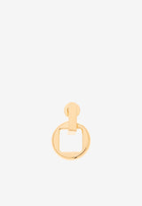 Jacquemus The Rond Carré Drop Earrings Gold 233JW568 5845-270