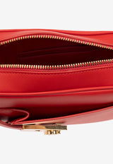 Salvatore Ferragamo Archive Gancini Buckle Camera Bag Red 216292 ARCHIVE CC 769548-FLAME RED