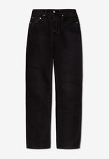 Jacquemus De-Nîmes Straight-Leg Denim Pants Black 241DE034 1515-990