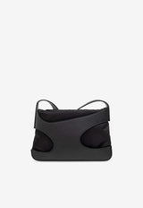 Salvatore Ferragamo Cut-Out Messenger Bag in Calf Leather Black 241499 CUT OUT 770081-NEW RODOS NERO NERO