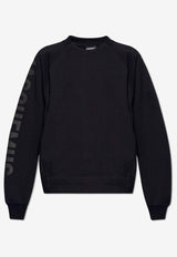 Jacquemus Typo Logo Crewneck Sweatshirt Black 245JS236 2341-990