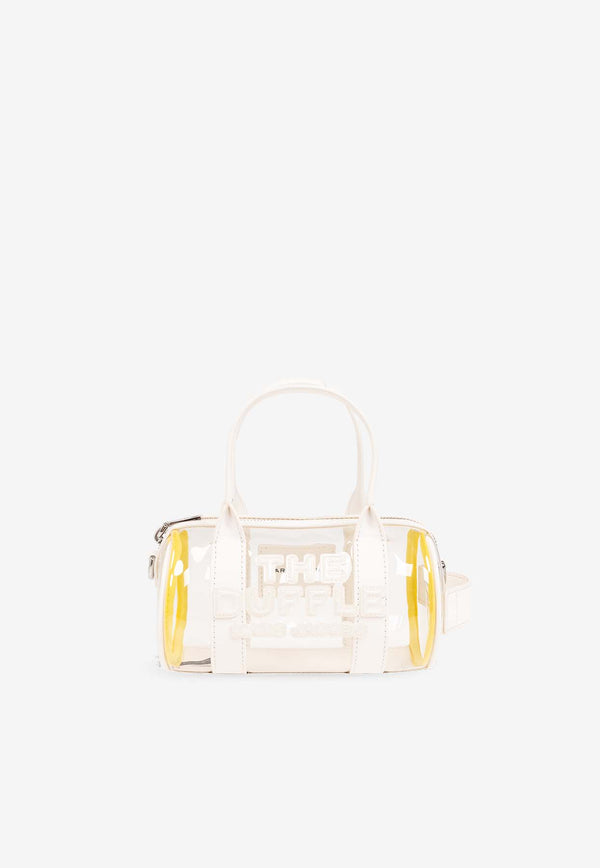 Marc Jacobs Mini Clear Duffle Shoulder Bag White 2P4HCR096H03 0-100