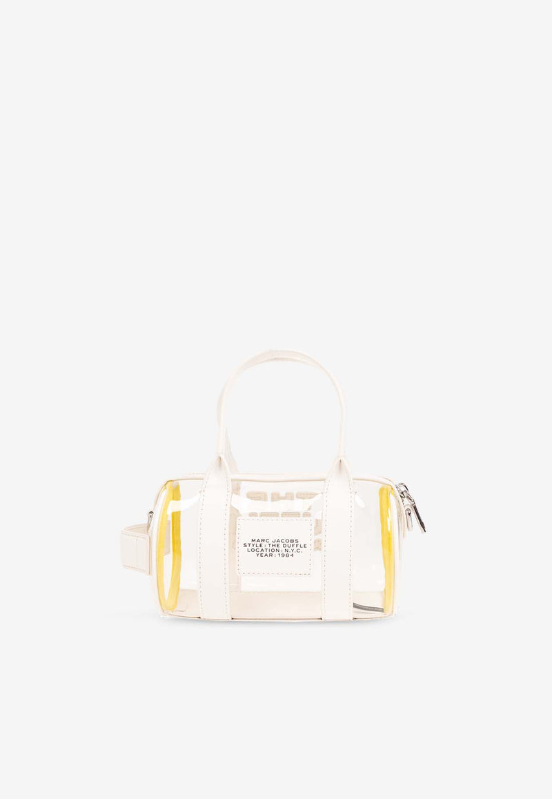 Marc Jacobs Mini Clear Duffle Shoulder Bag White 2P4HCR096H03 0-100