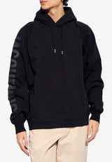 Jacquemus Typo Logo Print Hooded Sweatshirt Black 245JS234 2341-990