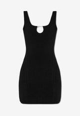 Jacquemus Sierra Ribbed Mini Dress Black 241KN355 2355-990